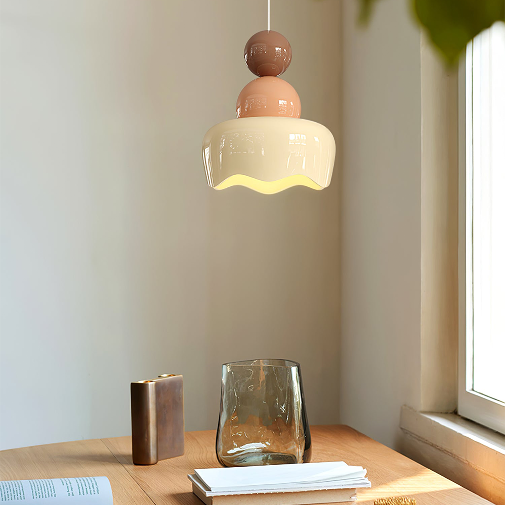 Aurelia Glow Romantic Hanging Pendant Lamp for Bedroom - OpalDwell