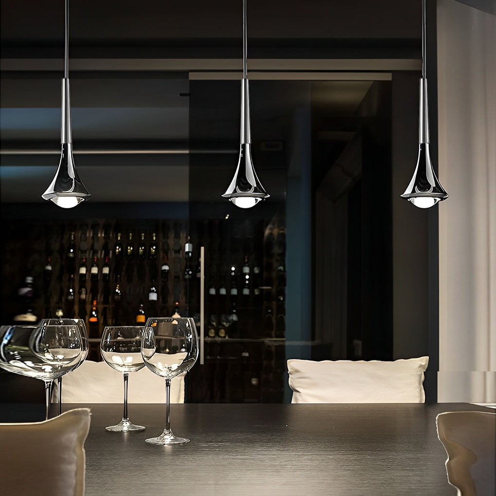 Aurelia AquaDrop Pendant Light With Soft Ambient Glow For Modern Living Spaces - OpalDwell