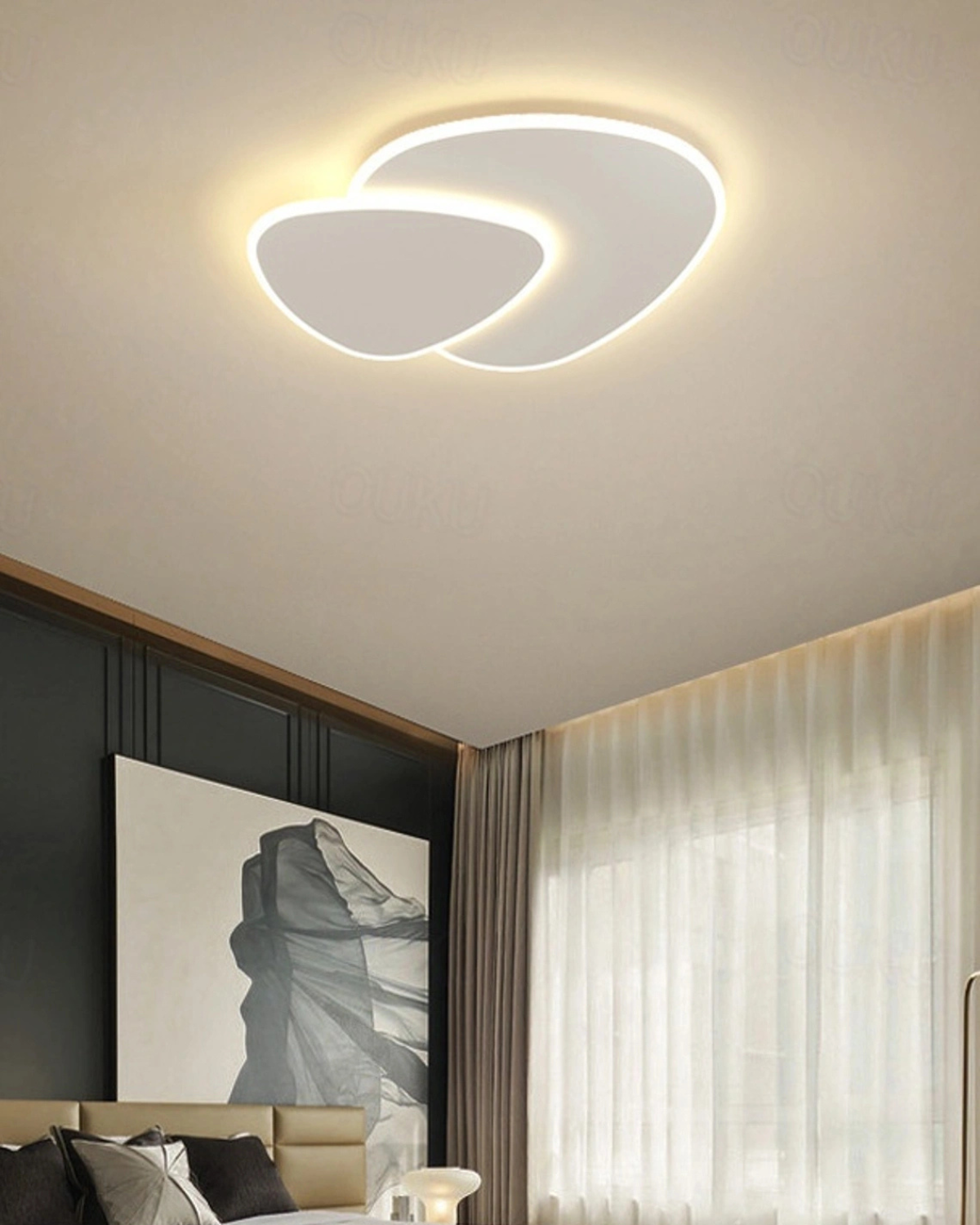 AstraLume Ceiling Light Modern LED for Minimalist Interiors OpalDwell