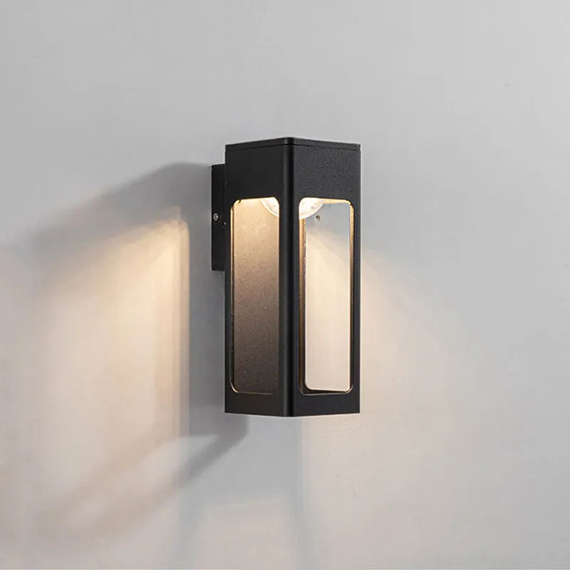 Aureto Geometric Outdoor Wall Light Modern Waterproof IP65 - OpalDwell