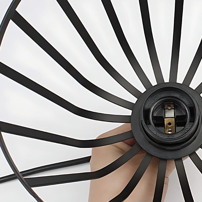 ApexOrb Black Iron Industrial Ceiling Pendant Light - OpalDwell