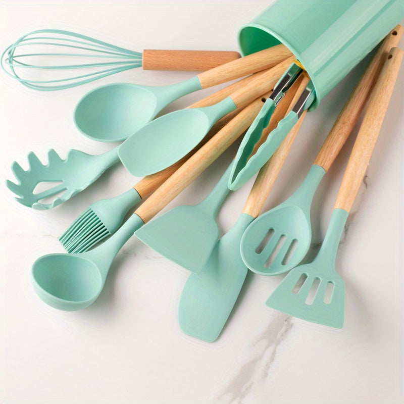 CulinaPro | 12-Piece Silicone Cooking Tool Set - OpalDwell