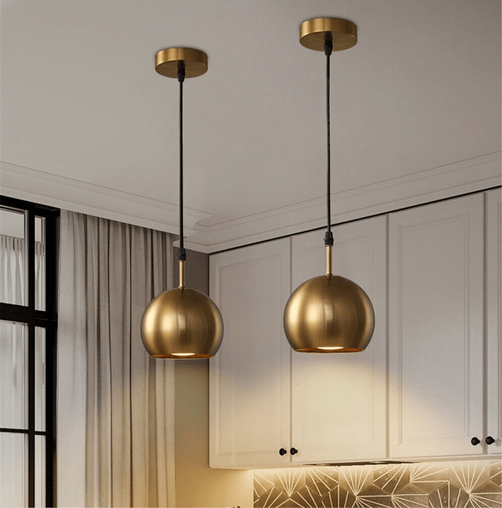 Elora Brass Pendant - OpalDwell