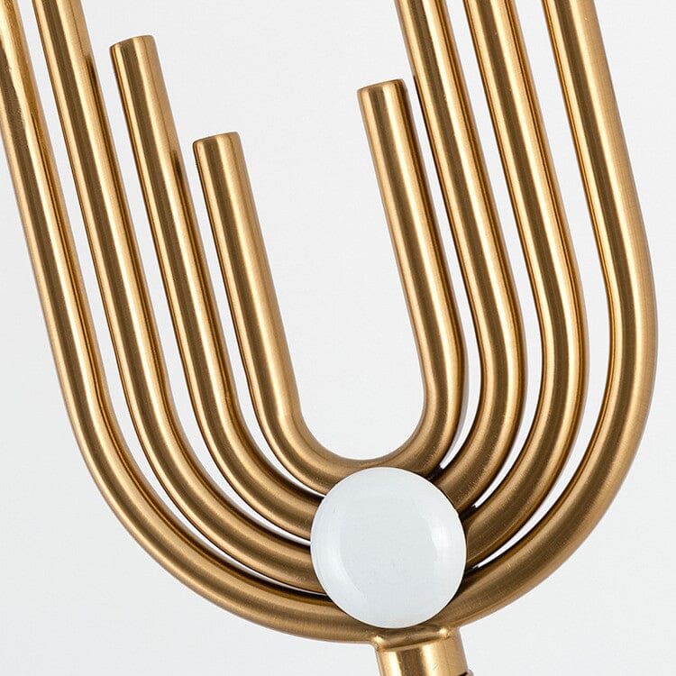 Aurelia | Art Deco Floor Lamp in Gold OpalDwell