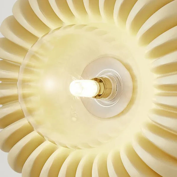 Lyria Resin Wall Lamp Modern Ambient Lighting Soft Glow - OpalDwell