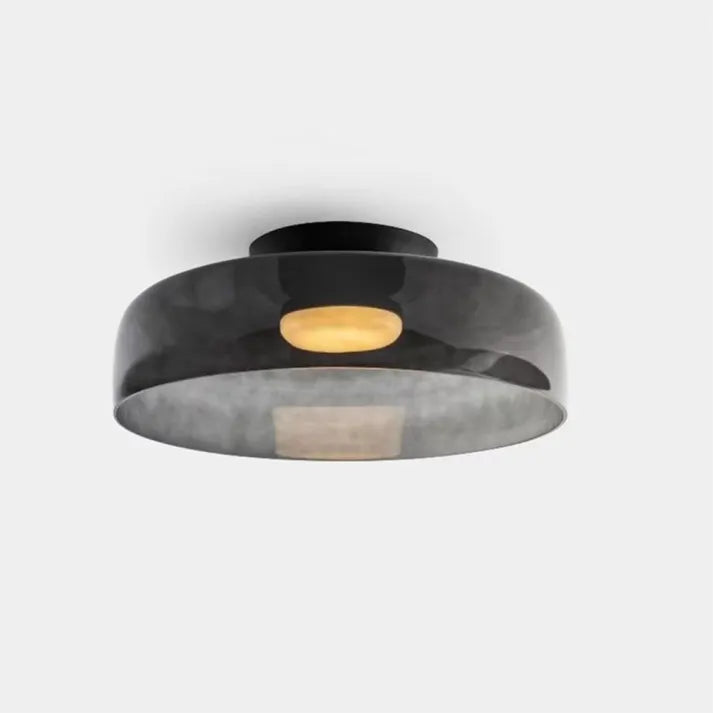 Keiora Nordic Glass Ceiling Lamp | Medieval Charm Lighting - OpalDwell