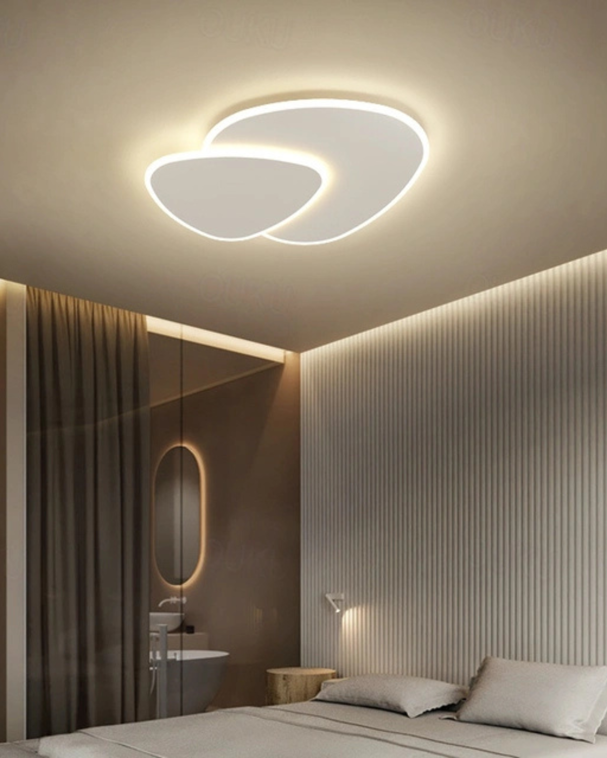 AstraLume Ceiling Light Modern LED for Minimalist Interiors OpalDwell