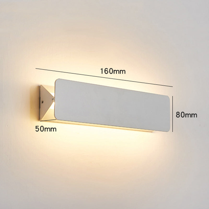 NovaLume LED Metal Indoor Wall Lamp Rotatable White - OpalDwell