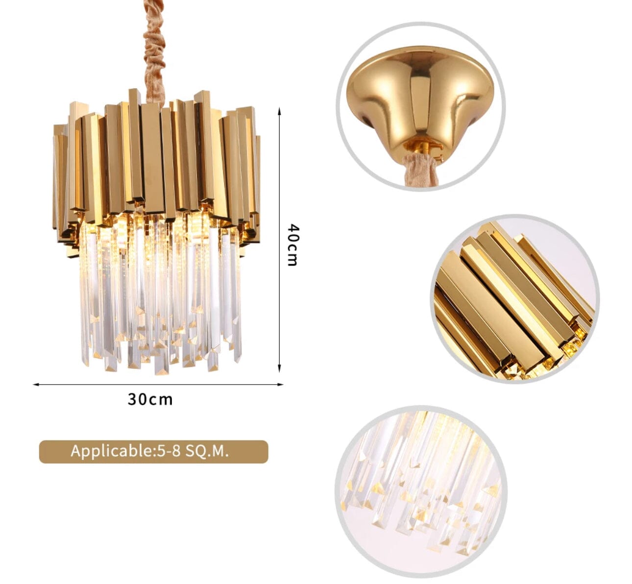 Aurelia Crystal Pendants - OpalDwell