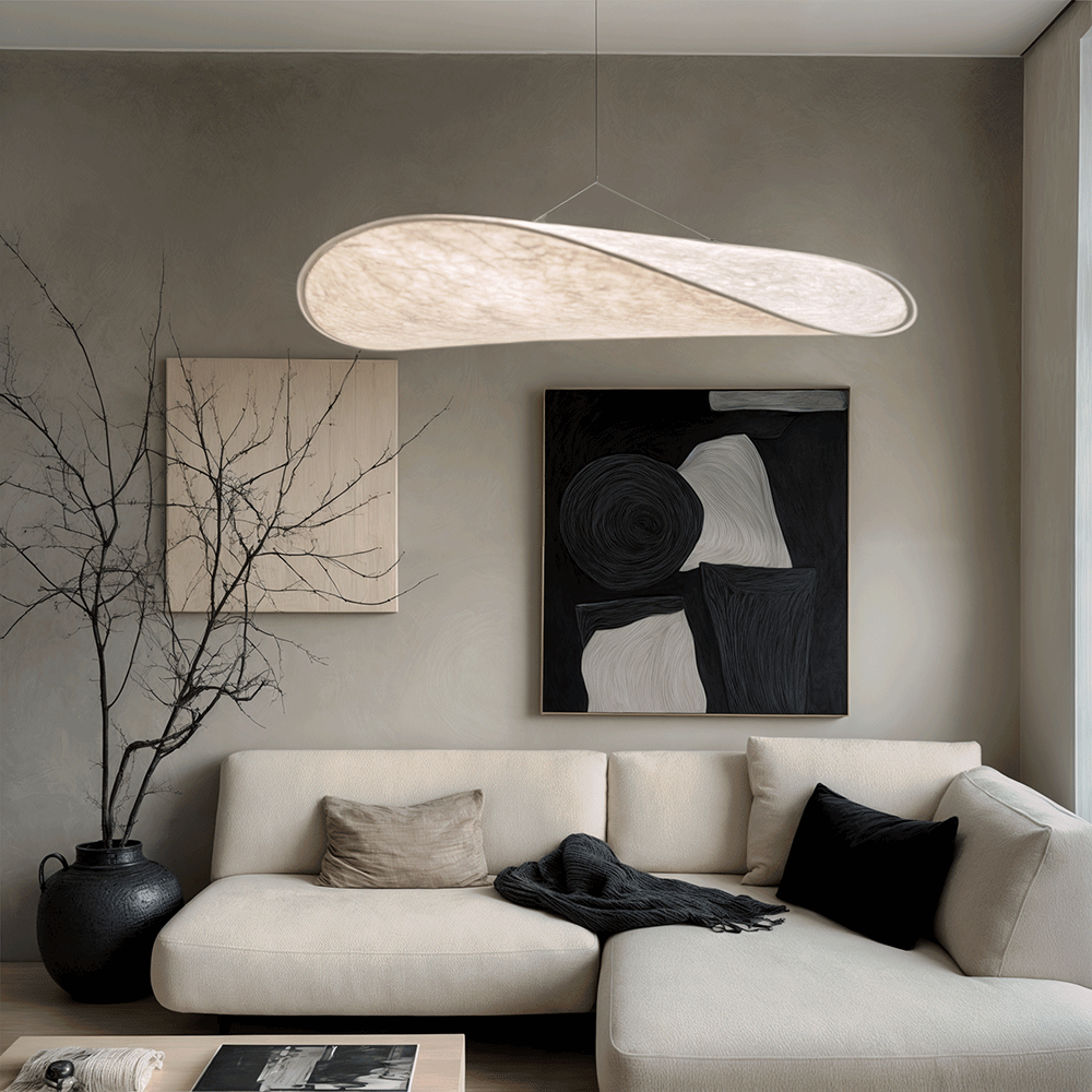 Lyria | Chip-Shaped Leaf Chandelier - OpalDwell