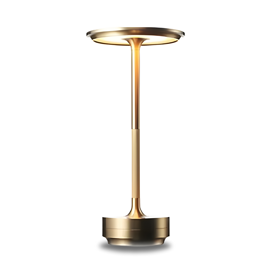 Rechargeable Cordless LED Table Lamp With Touch Dimmer And Modern Metal Design - OpalDwell