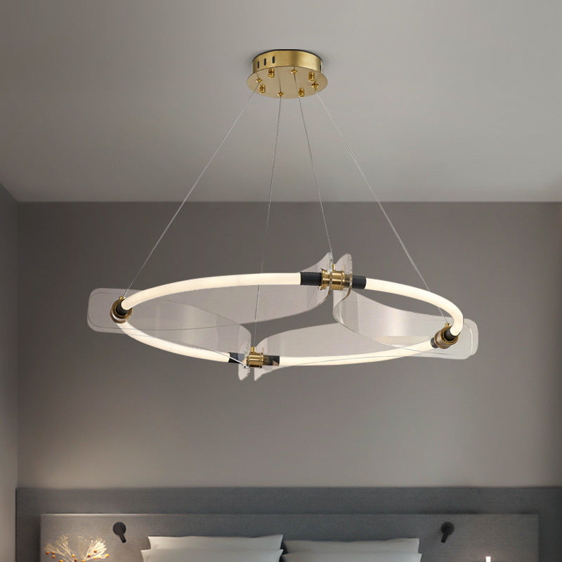 Ambient Lighting With Acrylic Chandelier For Modern Spaces OpalDwell