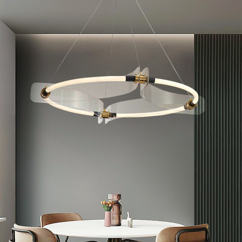 Ambient Lighting With Acrylic Chandelier For Modern Spaces OpalDwell