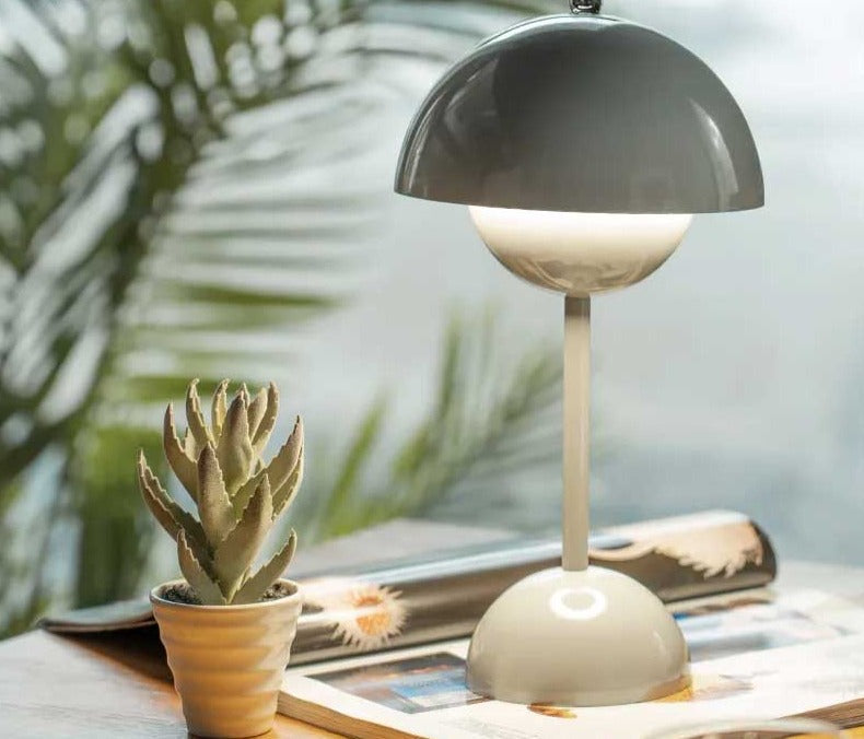 LumaMyco Mushroom Lamp Vintage Mid Century Glow Edition - OpalDwell