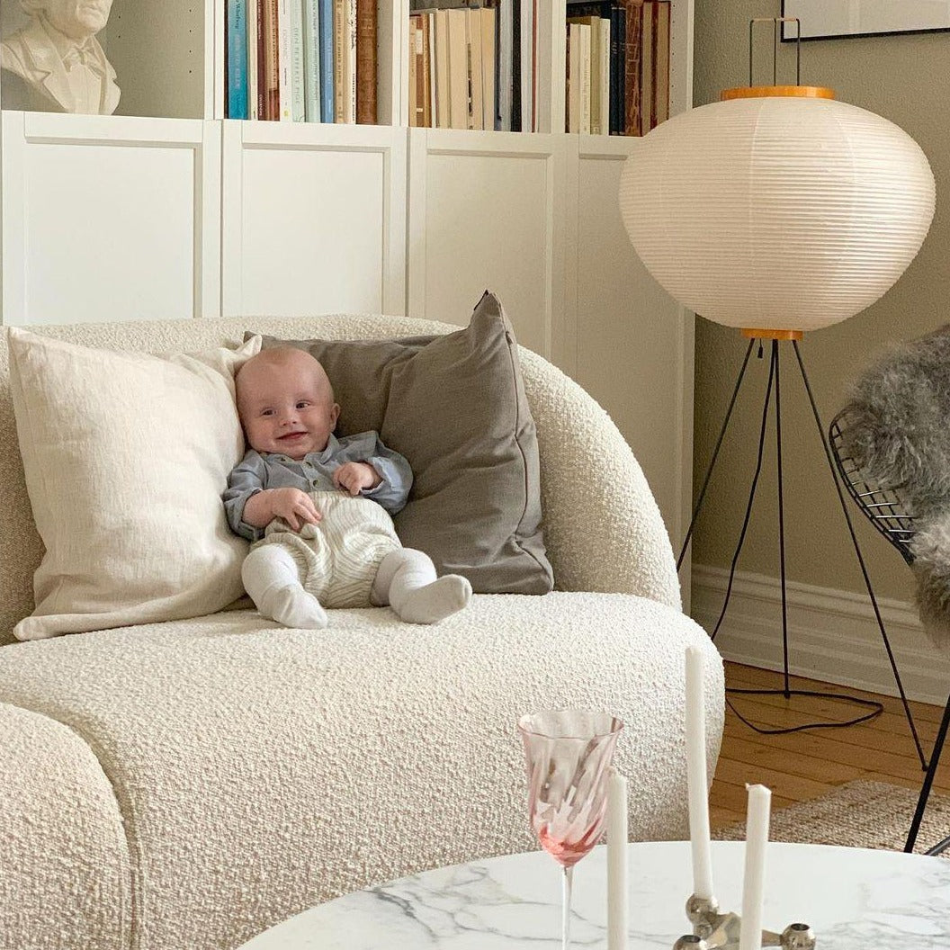 Kaze Rice Paper Floor Lamp - Japanese-Inspired Ambient Glow OpalDwell