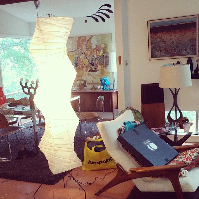 Kaze Rice Paper Floor Lamp - Japanese-Inspired Ambient Glow OpalDwell