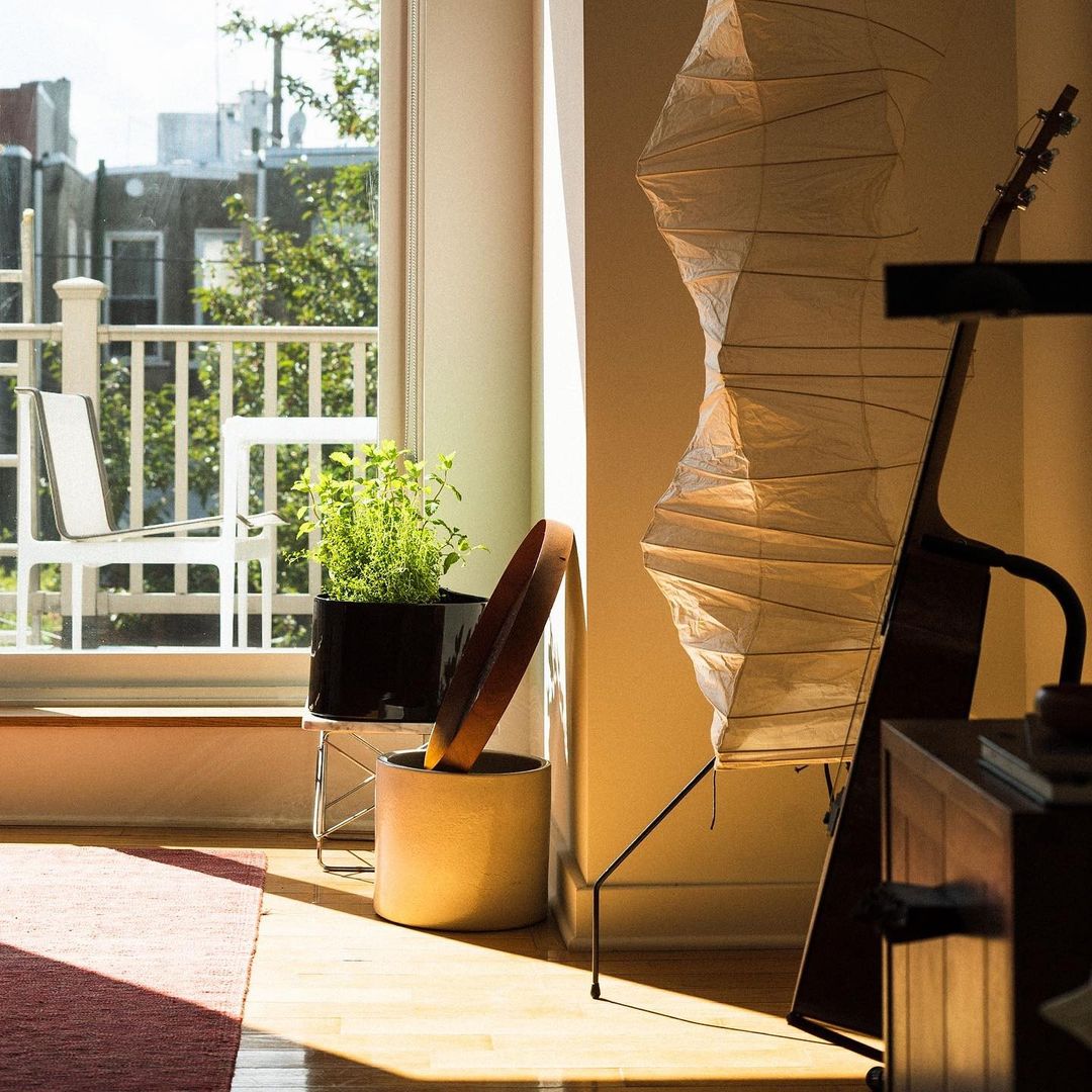 Kazumi Rice Paper Floor Lamp by OpalDwell Soft Ambient Glow OpalDwell