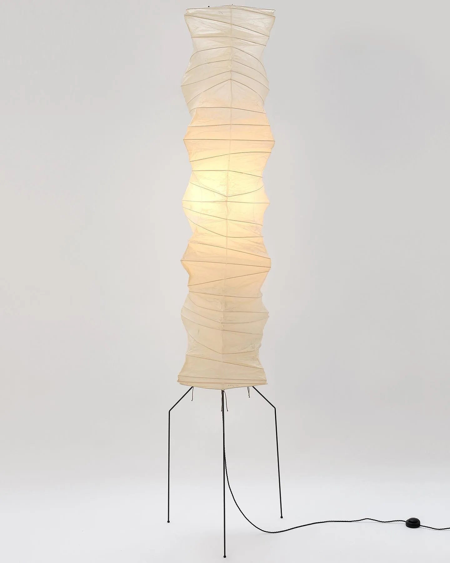 Kazumi Rice Paper Floor Lamp by OpalDwell Soft Ambient Glow OpalDwell