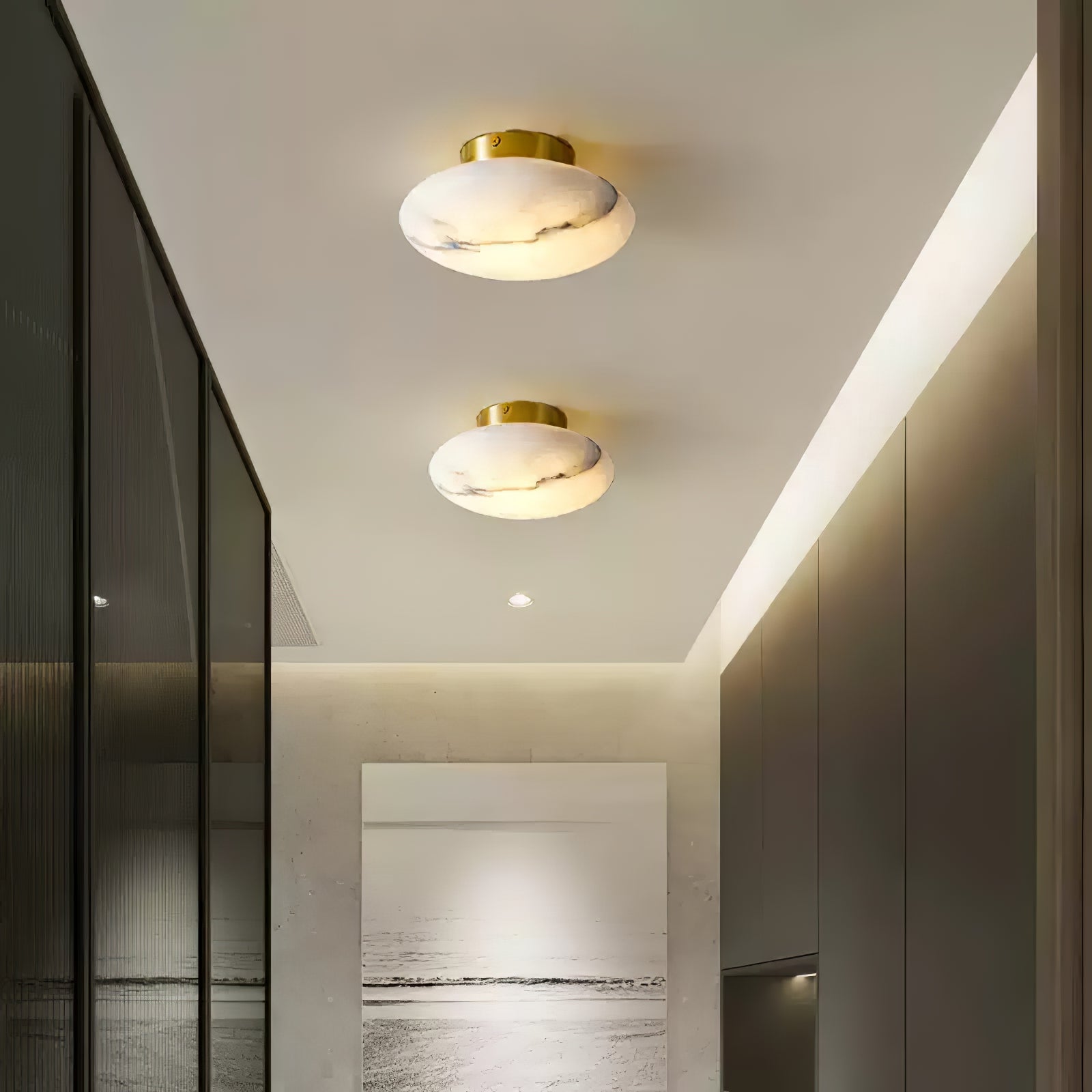 LuminaVeil Alabaster Wall Light for Elegant Interiors OpalDwell