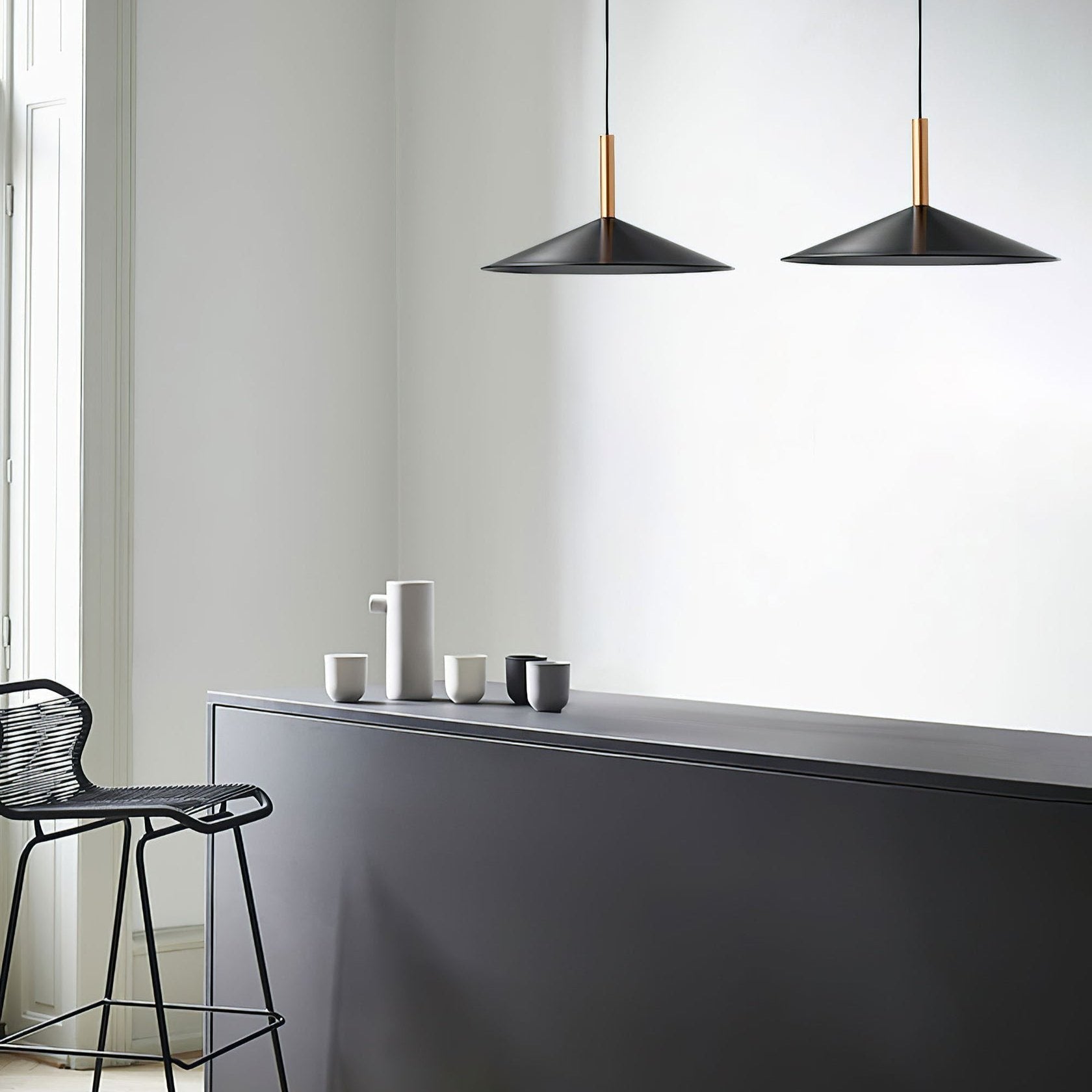 Quanta Cone Pendant Light With Soft Glow For Modern Spaces - OpalDwell