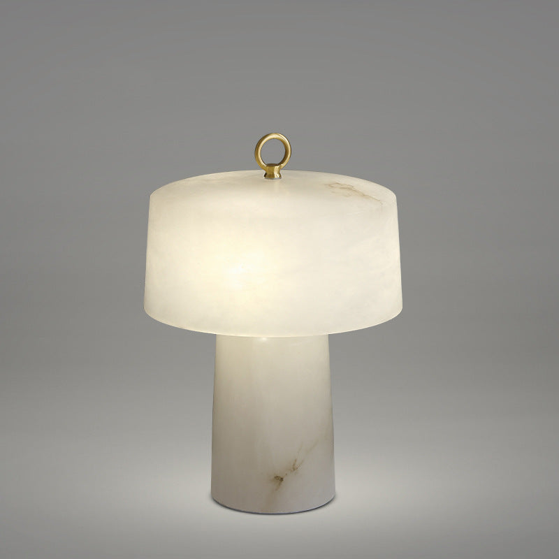 Alabaster Table Lamp For Modern Bedside Lighting In Elegant Interiors OpalDwell