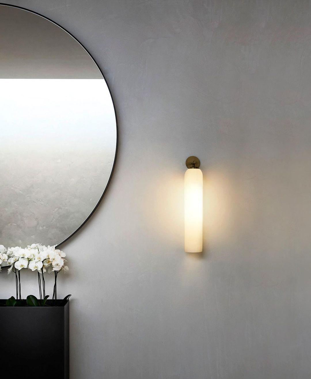 LumaGlass Wall Lamp Modern Glass Sconce for Cozy Spaces - OpalDwell