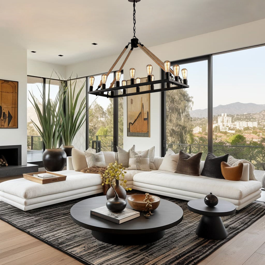 Harlow Farmhouse Chandelier - OpalDwell