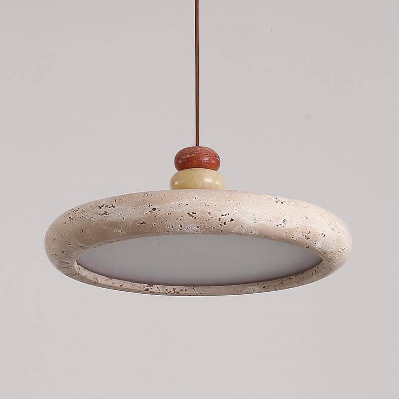 Contemporary Travertine Pendant Light For Modern Interiors OpalDwell