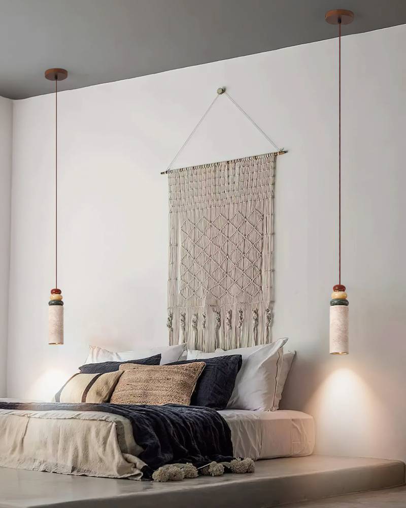 Contemporary Travertine Pendant Light For Modern Interiors OpalDwell