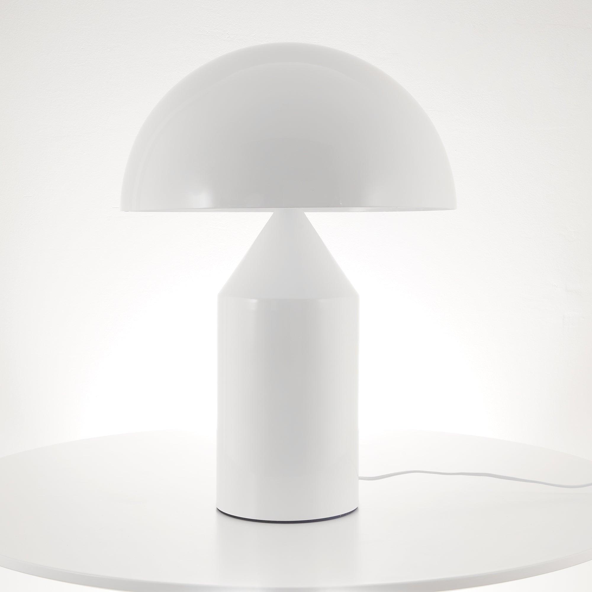 Atollo | Lunaro Sculptural Metal Table Lamp In Italian Style - OpalDwell
