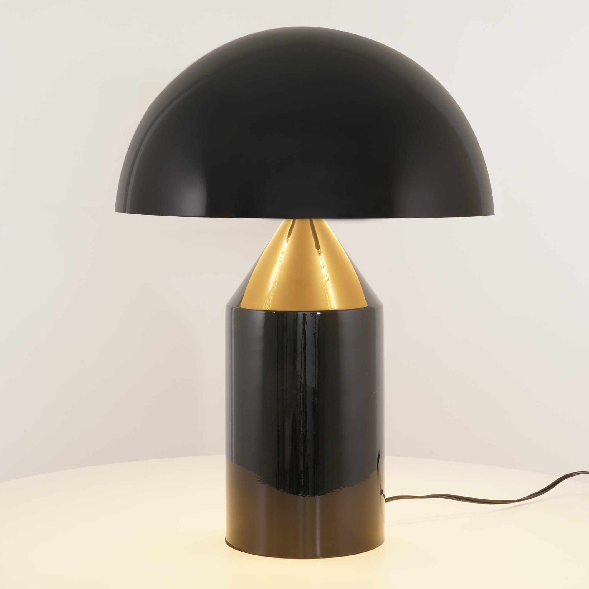 Atollo | Lunaro Sculptural Metal Table Lamp In Italian Style - OpalDwell