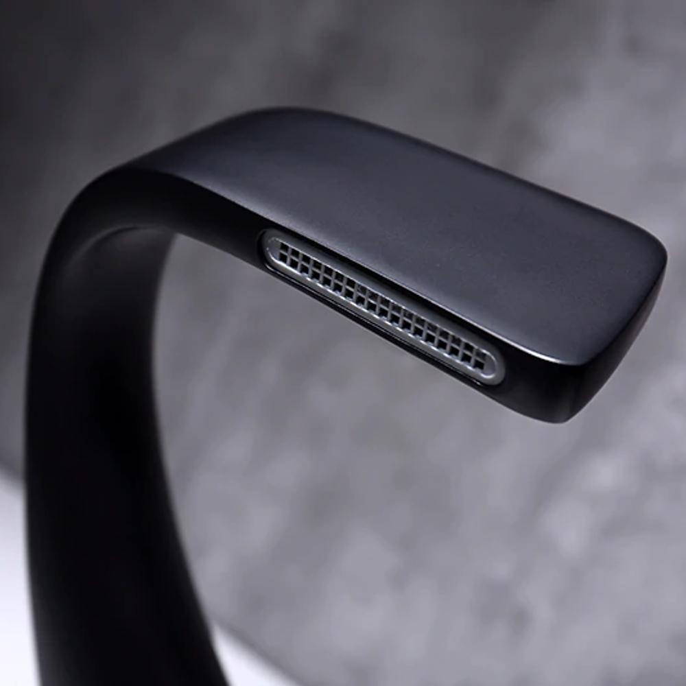 CascadeFlow Modern Waterfall Sink Faucet One-Handle OpalDwell