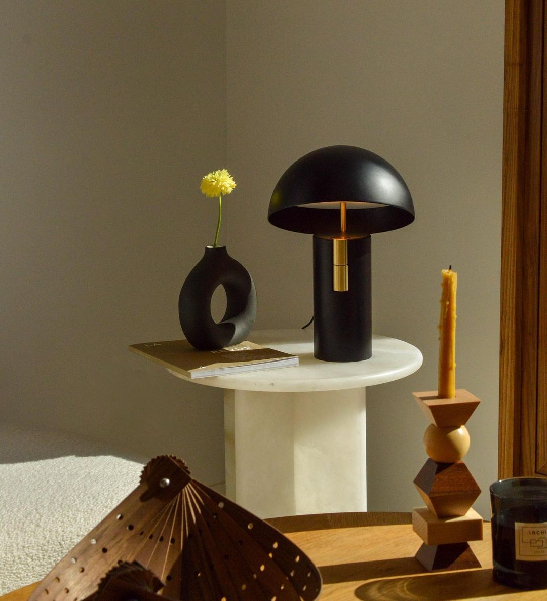 LumaNova Table Lamp For Modern Living Room Ambience - OpalDwell