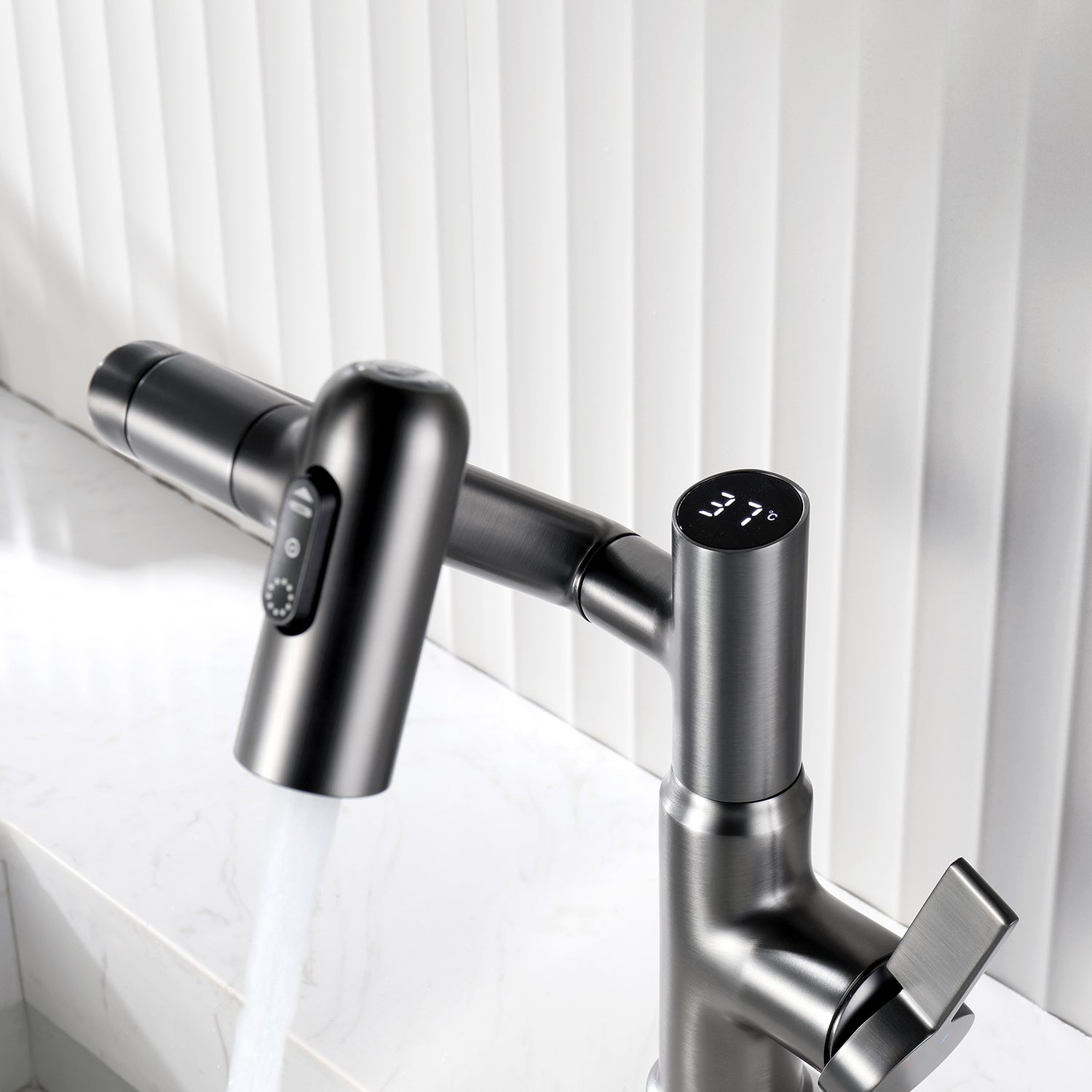 Smart Digital Basin Faucet for Hot and Cold Water | OpalDwell OpalDwell