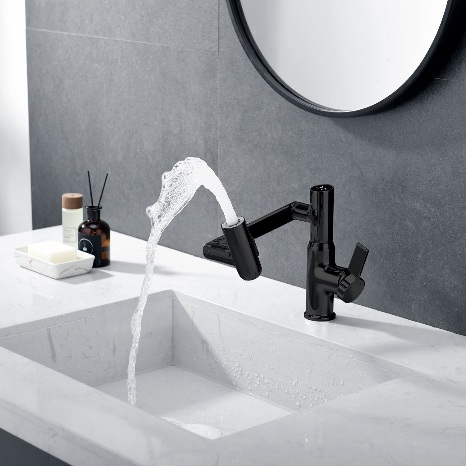 Smart Digital Basin Faucet for Hot and Cold Water | OpalDwell OpalDwell