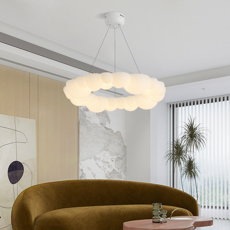 Modern Cloud Chandelier LED Ceiling Light For Bedrooms And Living Rooms OpalDwell