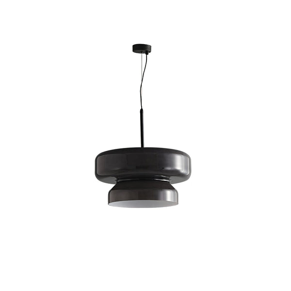 Nyara Blown Glass Pendant Lamp with Organic Form Design - OpalDwell
