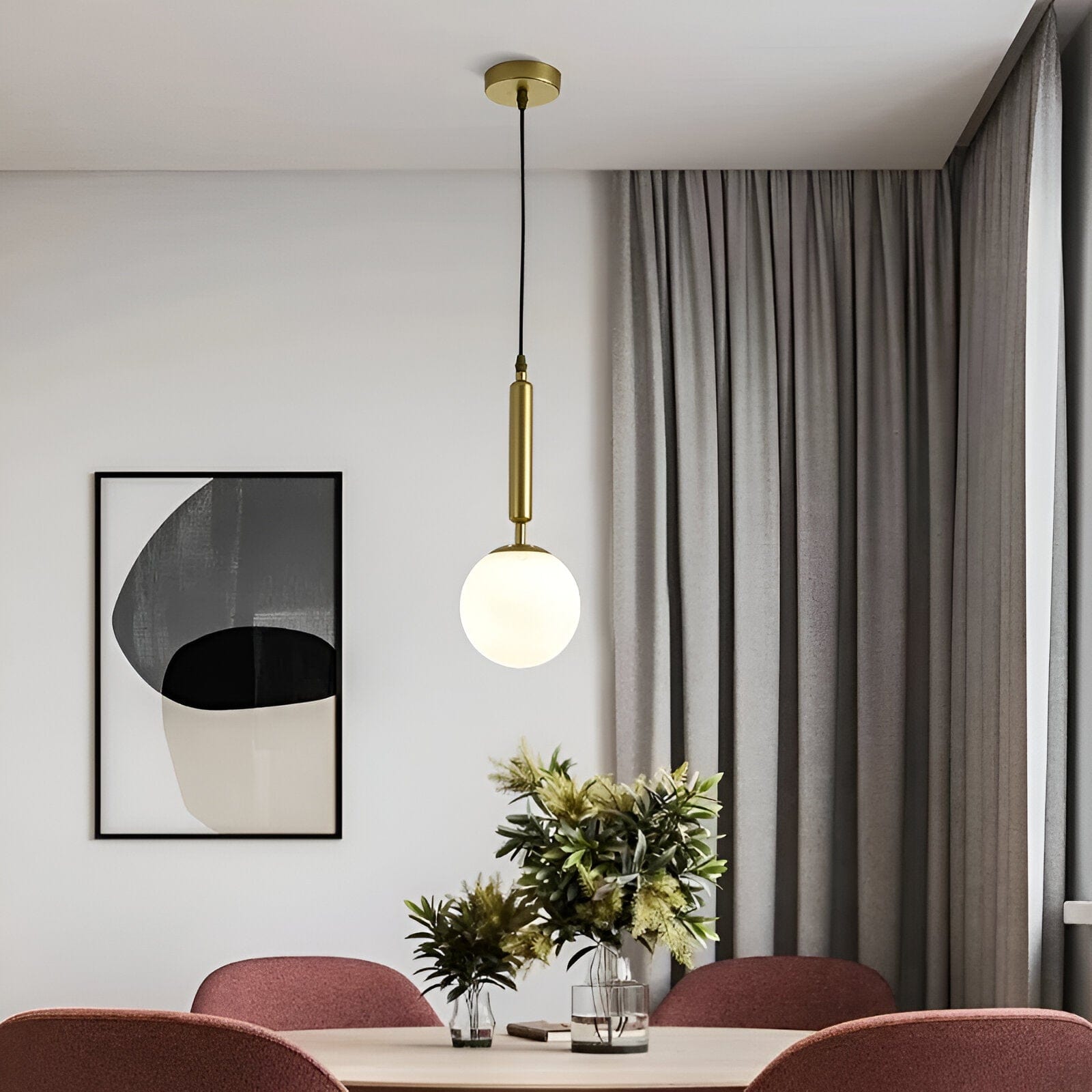 LumaSphere | Glass Orb LED Pendant Lights | OpalDwell - OpalDwell