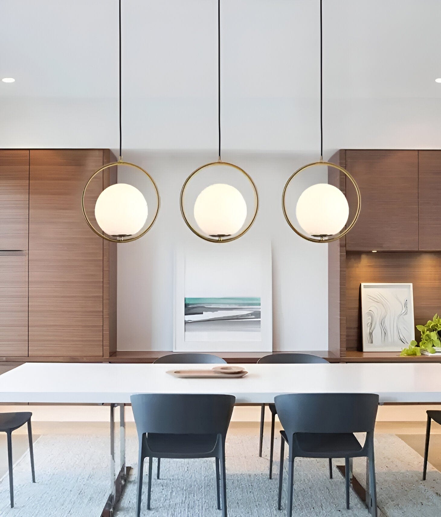 LumaSphere | Glass Orb LED Pendant Lights | OpalDwell - OpalDwell