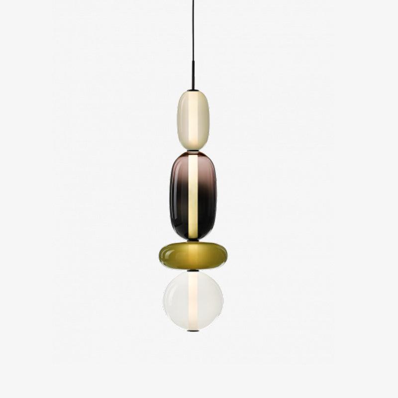 LumaWisp Sugar Glass Pendant Light for Warm Ambience - OpalDwell