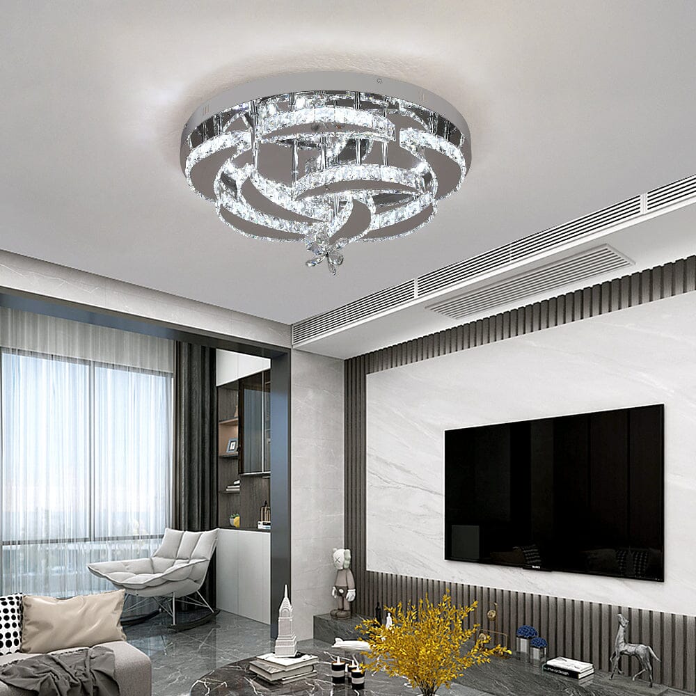 Roselle | Crystal Ceiling Chandelier OpalDwell
