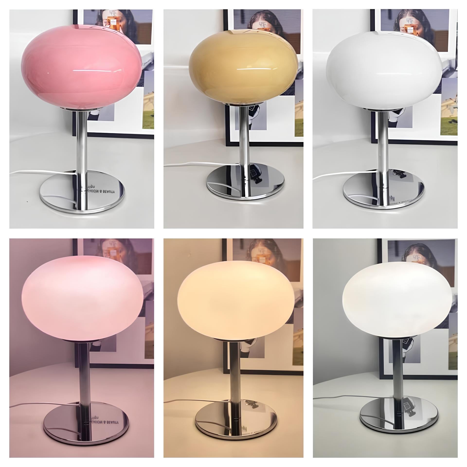 Candy Drop Glass Table Lamp For Cozy Room Ambience - OpalDwell
