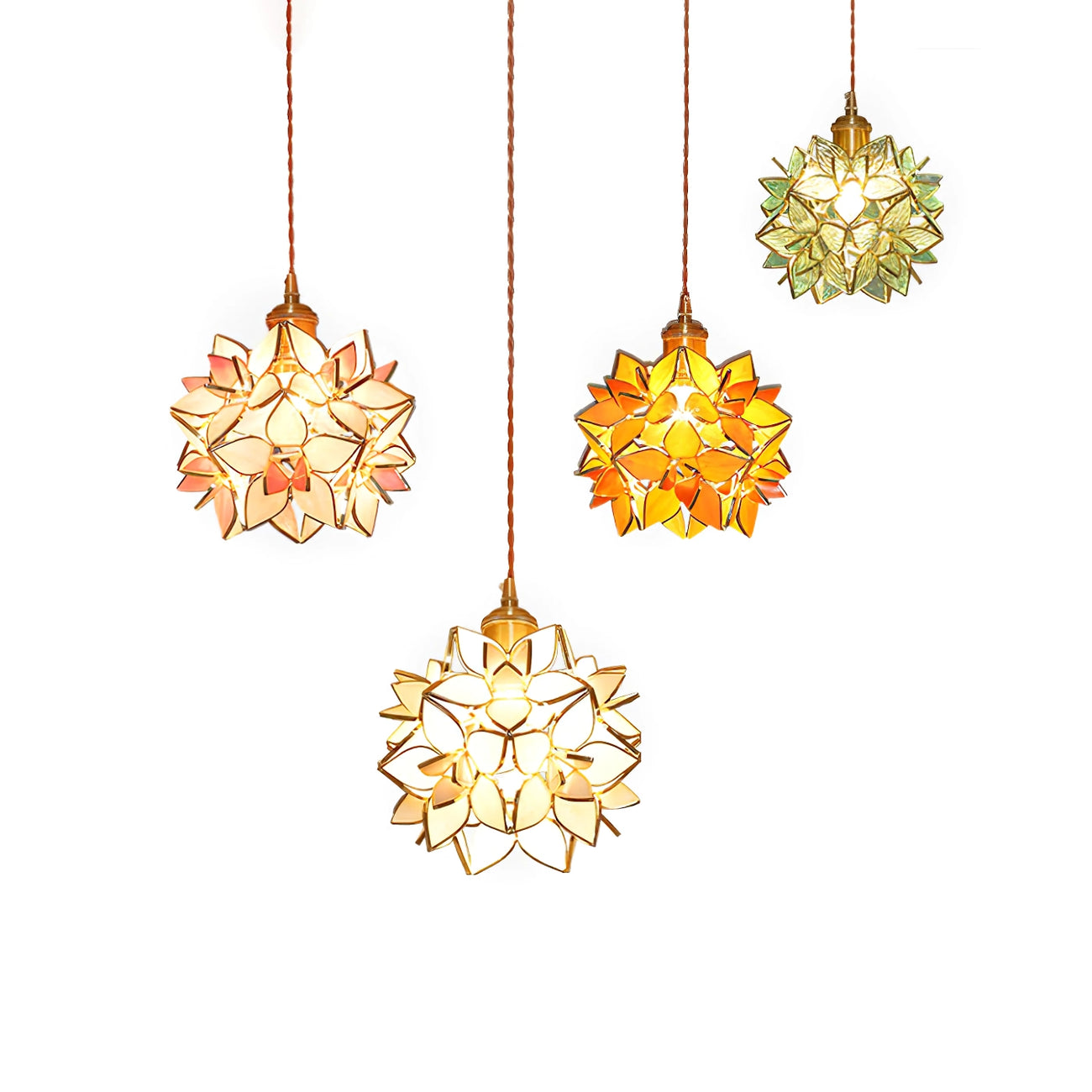 Capiz pendant light lamp | OpalDwell - OpalDwell