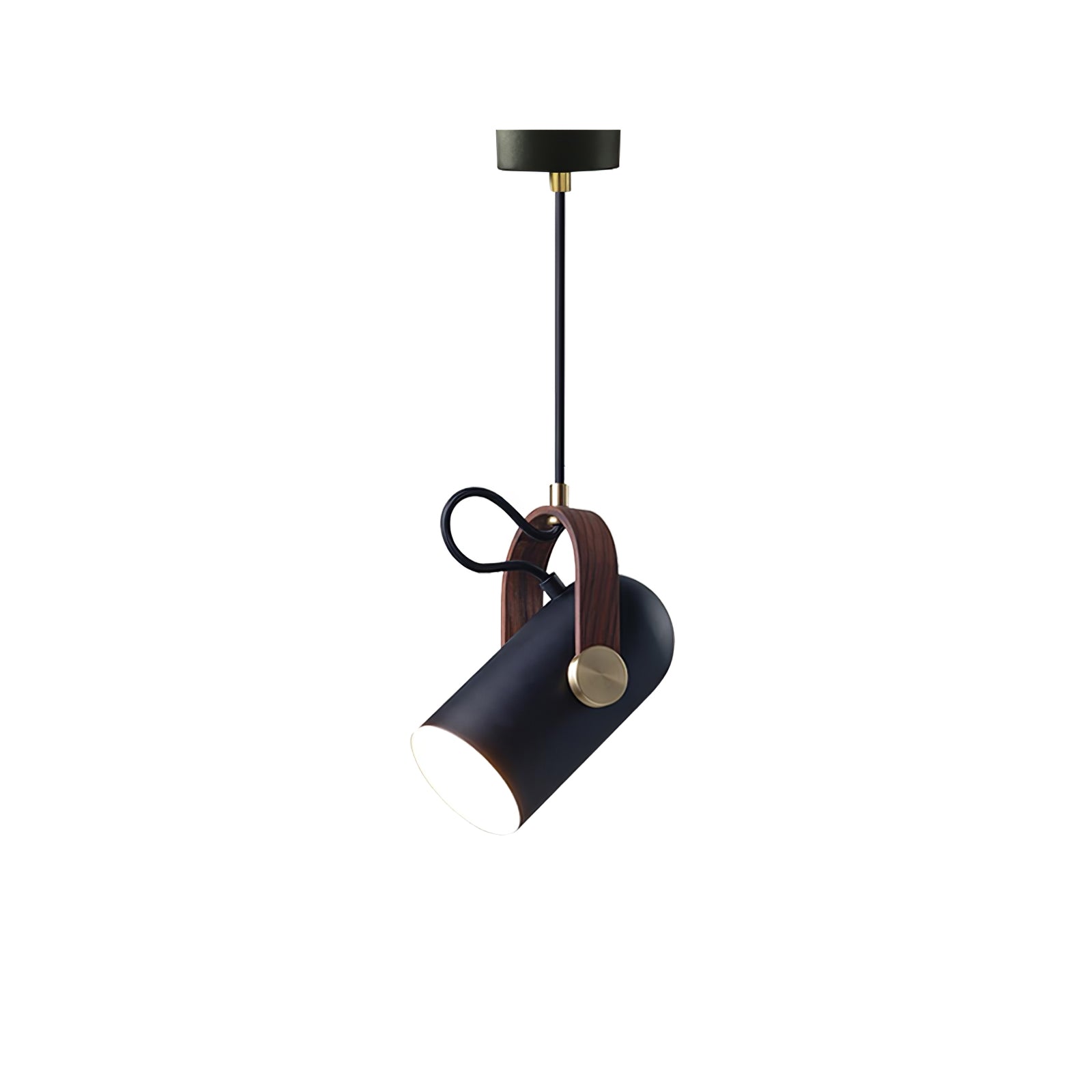 NovaLux Arc Pendant Light - Modern Sturdy Metal Lamp - OpalDwell