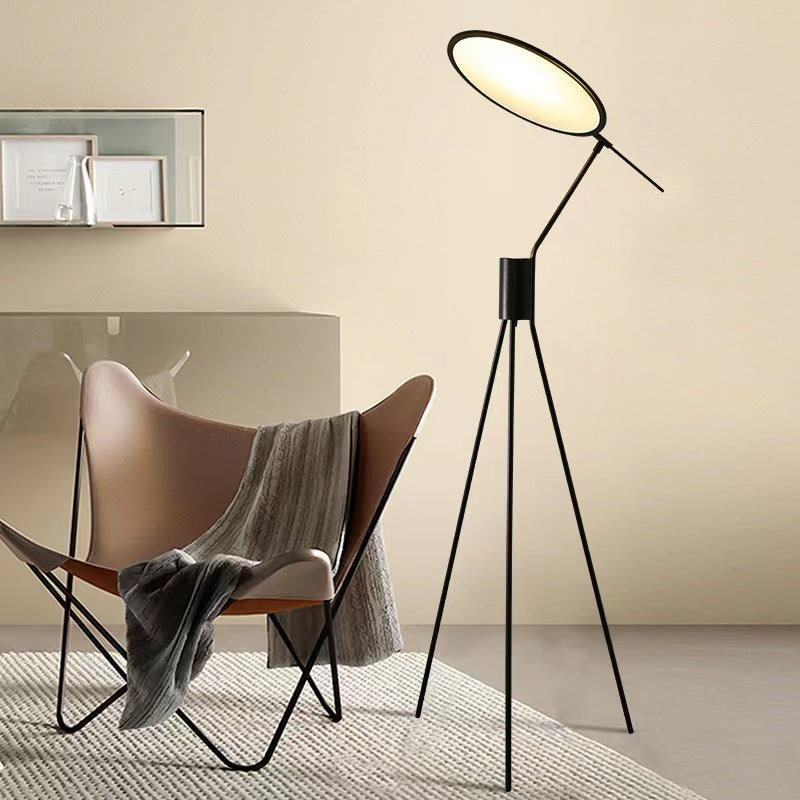 LED Tripod Floor Lamp for Modern Ambient Home Lighting OpalDwell
