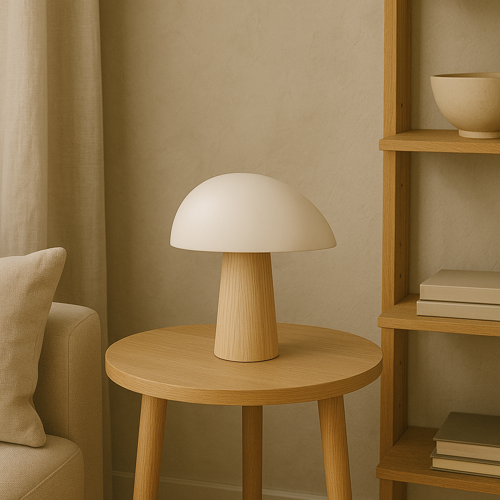 Minimalist Marble Table Lamp, Modern Decorative Light - OpalDwell