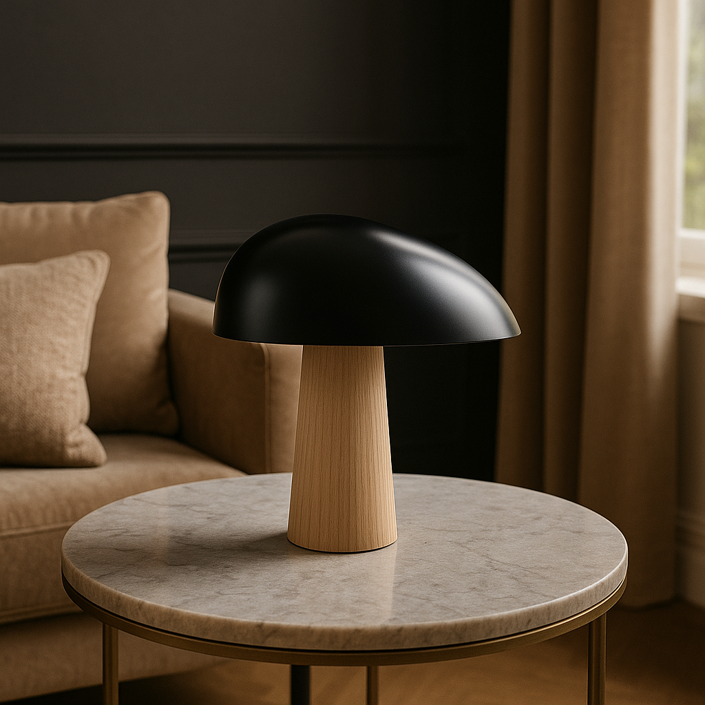 Minimalist Marble Table Lamp, Modern Decorative Light - OpalDwell