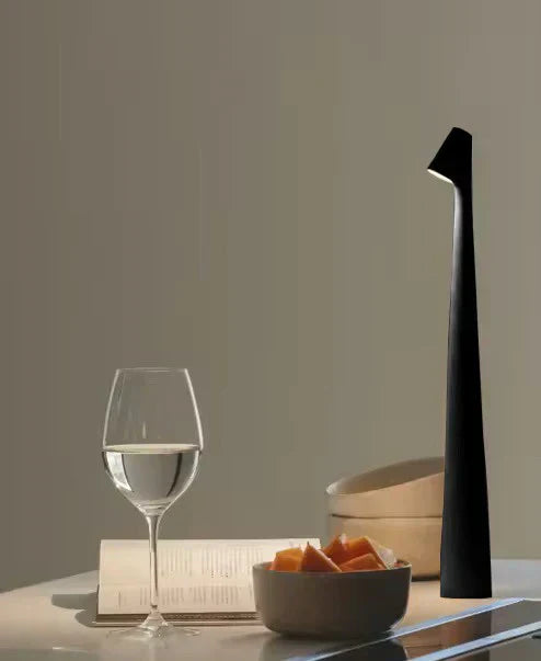 LumaNord Wireless LED Table Lamp for Reading and Dining Rooms with Soft Ambience - OpalDwell