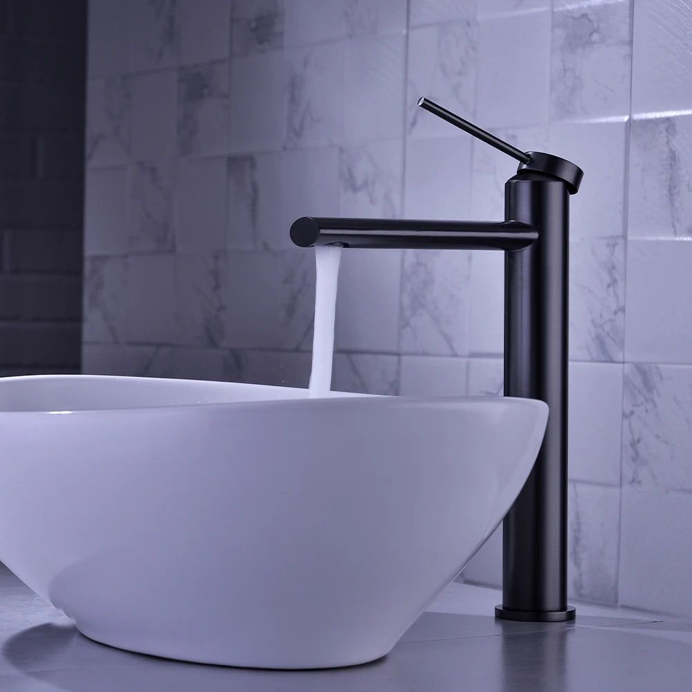 Novaqua Deck-Mounted Sink Faucet Single-Handle Brass-Ceramic OpalDwell
