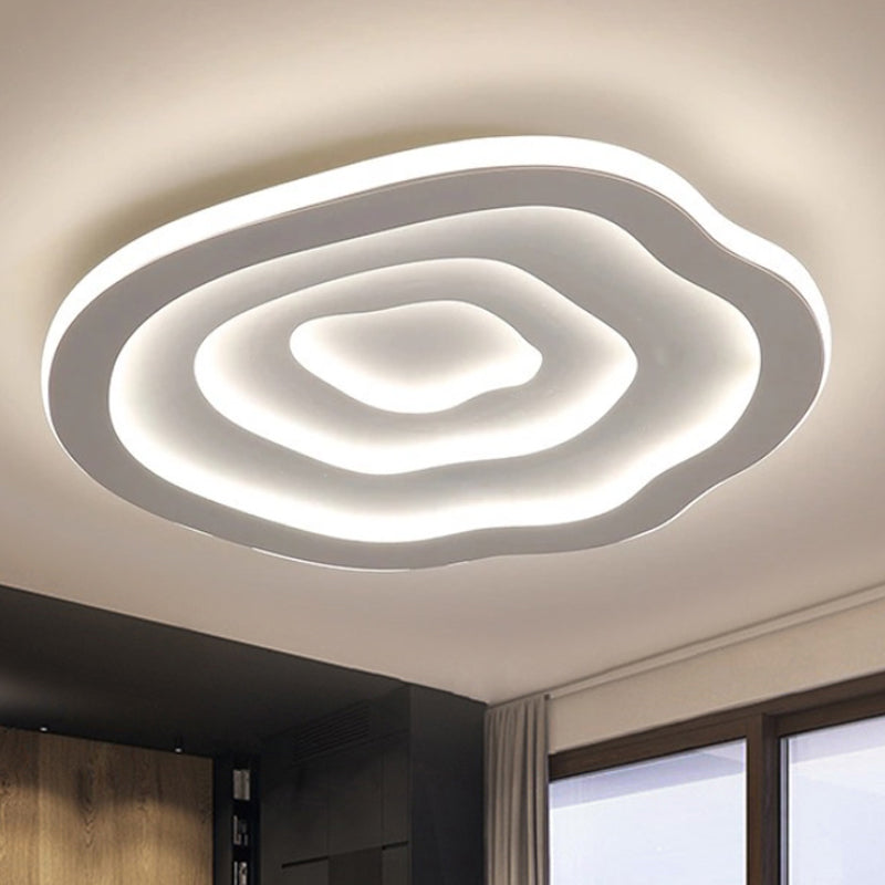 Ceiling Acrylic Lamp with Warm & White LED Light - Auralis | OpalDwell - OpalDwell